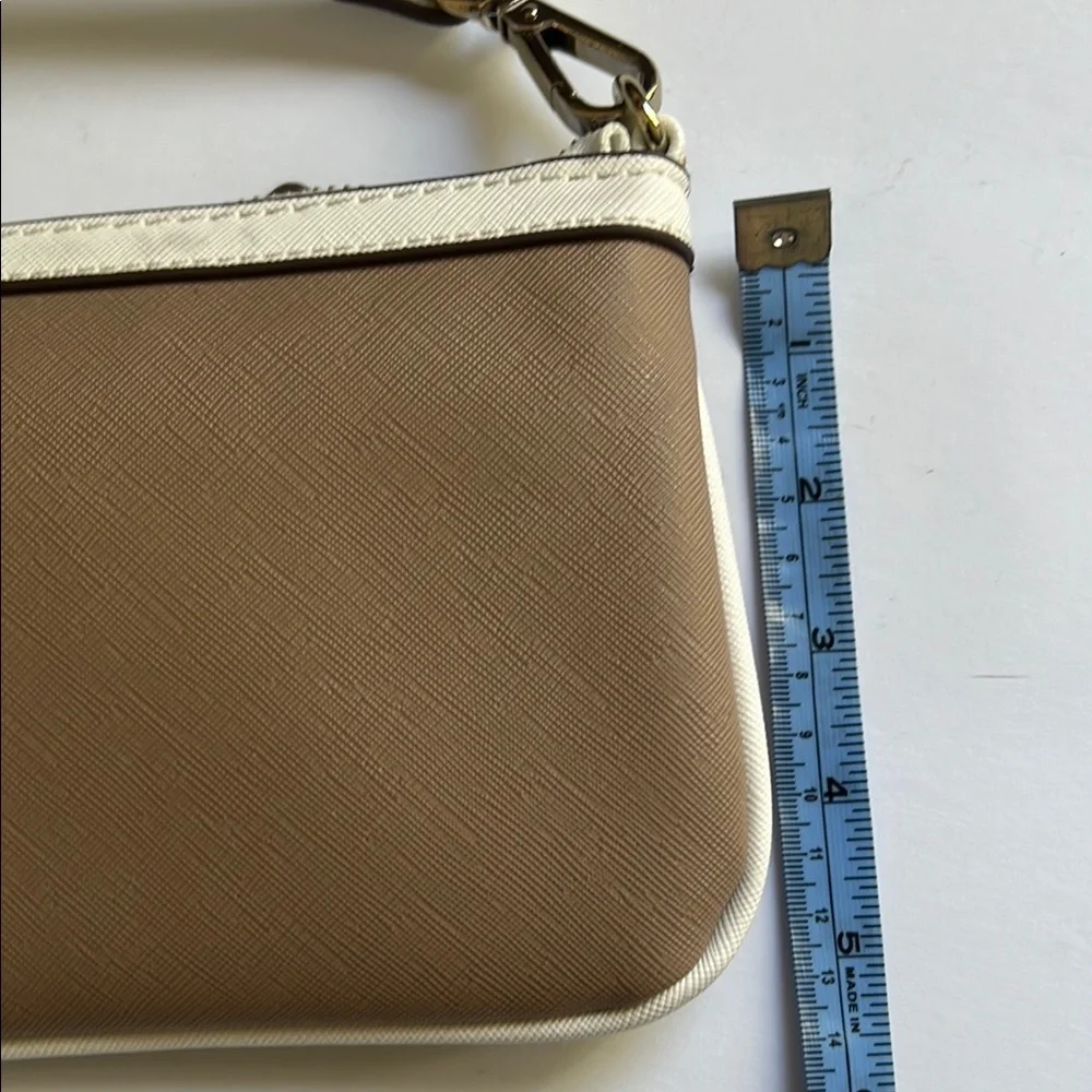 Clarks Brown and White Small Purse‎